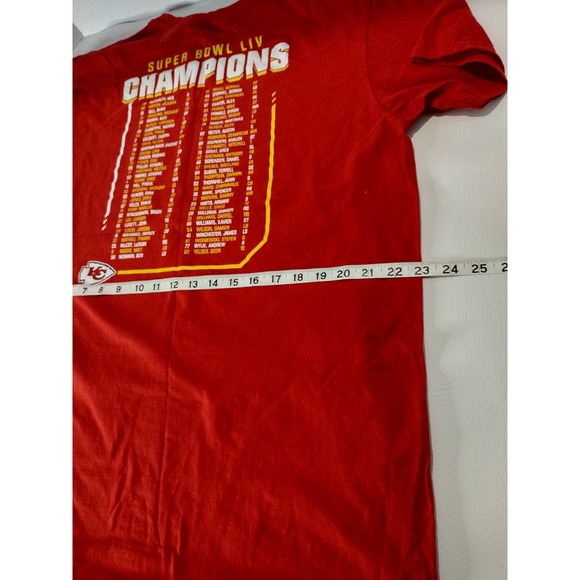 SUPER BOWL LIV Champions Kansas City T-Shirt Size XL Gildan - Picture 4 of 5